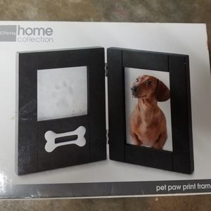 Paw print picture frame kit